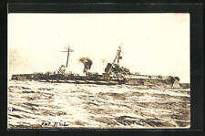 Ak Battle Ship S. M.S.Blucher On High Lake picture