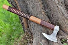 viking axe carbon steel Hand made Leather sheath # 5 picture