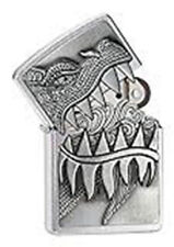 Zippo Dragon Teeth Brushed Chrome 28969 NEW picture