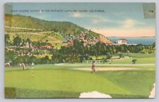 Santa Catalina Island California, Golf Course & Casino, Vintage Postcard picture
