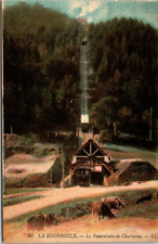 La Bourboule, Le Funiculaire de Charlanne - LL Postcard Trolley Railroad picture