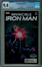 Invincible Iron Man #9 CGC 9.4 NM Variant 1st RIRI WILLIAMS 4315365009 picture