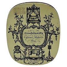 Vintage 1960's Goddard's Cabinet Makers Wax Tin, Lemon Verbena, England's Finest picture