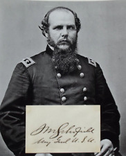 Civil War Union Major General John M. Schofield Autograph W/Rank Medal Honor picture
