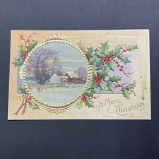 Antique 1909 Christmas Postcard Kitchener Ontario No Stamp Sophie Shantz V2465 picture