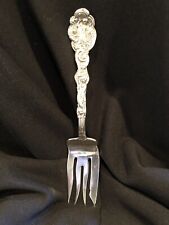 Antique Sterling Silver Cold Meat Serving Fork Copyrite 1888 picture