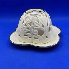 Lenox Illuminations Collection Pierced Tealight Votive Porcelain Candle Holder picture