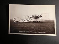 Mint Postcard RPPC Handley Page Passenger Airplane G EAPJ Aircraft England picture