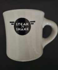Vintage Steak n Shake Restaurant Coffee Mug (Rare Original 1954) picture