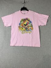Walt Disney T-Shirt-XL-Pink- Disney Princesses and Characters 100 Cotton picture