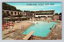Dearborn MI-Michigan, Fairlane Gold Key Inn, Advertising, Vintage Postcard picture