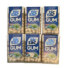 6x Tic Tac Gum Freshmint Sugar Free Discontinued Collectible 2020 Discolored picture