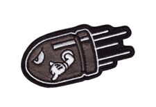 Grey Shaka Hang Loose Bullet Bill Morale Patch for VELCRO® BRAND Hook Fastener picture