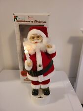Vintage Telco Motionettes of Christmas Santa Claus Music Display Figure 1990  picture