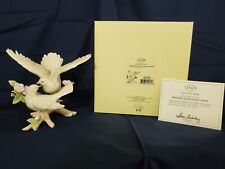 Extremely Rare Find, Lenox, Ivory Fine China, Wedding Doves Figurine, Wedding Ca picture