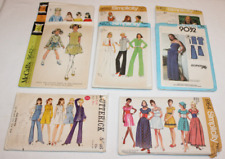 8 uncut 1960s-70s sewing patterns Sizes 8-10 Simplicity McCall's Butterick lot picture