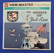Gaf Sports Action B937 America's Cup Yacht Races 1970 view-master 3 reels packet picture