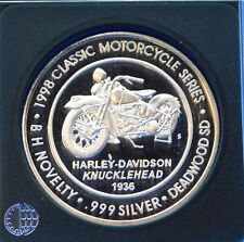 1998 Harley-Davidson STURGIS 1936 EL KNUCKLEHEAD .999 Fine Silver picture
