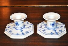 Pair of  Royal Copenhagen - Blue Fluted Candle Holders - #3334 picture
