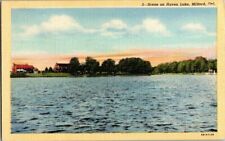 1940'S. SCENE ON HAVEN LAKE. MILFORD, DELAWARE. POSTCARD. SZ14 picture