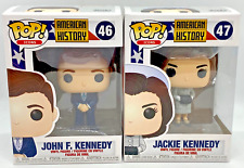 John F Kennedy Pop #46 + Jackie Kennedy Pop #47 Funko Pop Set 2019 Vaulted Icons picture