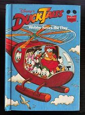 Disney Duck Tales Webby Saves The Day Hardcover 1st Edition 1989 Kids Book picture