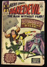 Daredevil #6 GD 2.0 1st full Appearance of Mr. Mister Fear Marvel 1965 picture