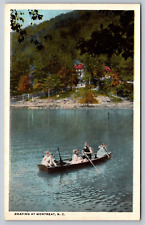 Boating at Montreat North Carolina NC Postcard picture