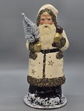Ino Schaller Bayern Papier Mache Germany Santa Christmas Figurine 7