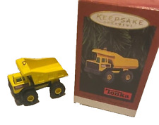 Hallmark Keepsake Ornaments Tonka Mighty Dump Yellow Truck 1996 picture