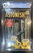(1959) Tales To Astonish #1 Rare Early Atlas Comic CGC 4.5 OWP Ditko Kirby picture