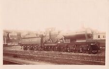 CPA TRAIN / LOCOMOTIVE GREAT AND WESTERN / PHOTO CARD / shot POUT / STATION picture