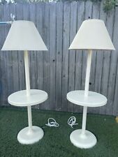 Vintage Mid Century Style OUTDOOR PVC Pool Floor Table Lamps Lighting Furniture picture