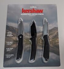 Kershaw Assisted Open 3-Pack New - 3 Inch, 2.9 Inch, 3.15 In. picture