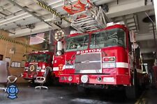 Boston Fire Dept North End Firehouse Engine 8 8x12” Photo Print Firefighter Art picture