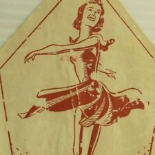 1930-50's Royal Hagerstown, Md. Roller Skating Label Vintage B9 picture