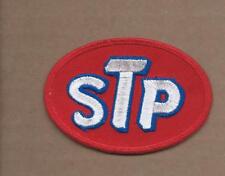 NEW 2 1/8 X 3 1/8 INCH STP MOTOR OIL IRON ON PATCH  picture