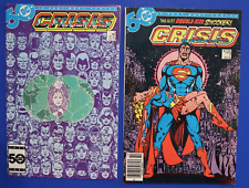 Crisis On Infinite Earths #7 & #5 (1985), Death Of Supergirl, Perez, Newsstand picture