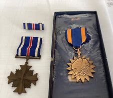 Named Air Force Colonel R Bess FC & Air Medal Vietnam era with case hurry  picture