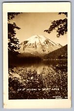 C.1930 RPPC MT. ST. HELENS, WA WASHINGTON SPIRIT LAKE PHOTO Postcard P51 picture