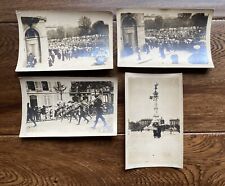 WWI Era 1918 France Bordeaux Bastille Day Parade Lot of 4 Vintage Photos picture