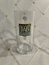 DAB Dortmunder Actien Brauerei Glass Beer Mug Stein 0.4 liter Sahm picture