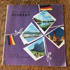 VINTAGE Federal Republic of Germany Travel Guide Booklet picture