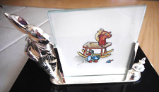 Christofle Silver Bunny Picture Frame  Scratches picture