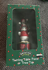 RARE VINTAGE SNOWDEN & FRIENDS TWIRLING TABLE PIECE CHRISTMAS TREE TOPPER picture
