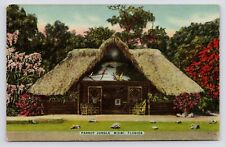 c1930s~Miami Florida FL~Parrot Jungle Entrance~South Red Road~Vintage Postcard picture