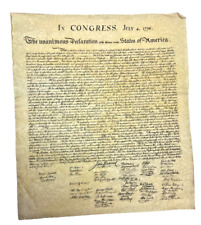 SALE Declaration of Independence Replica Parchment, Looks Authentic,  16