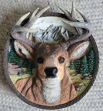 VTG 1996 Bradford Exchange Natures Nobility “The Mule Deer” 3D Collectors Plate picture