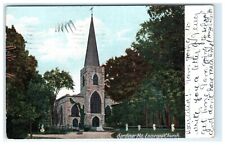 1905 Gardiner Me Maine Episcopal Church Early View Posted picture