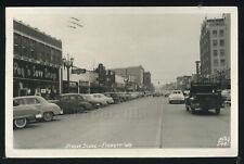 WA Everett RPPC 1952 STREET SCENE Cars PAY N' SAVE DRUG STORE Signs Ellis 1401 picture